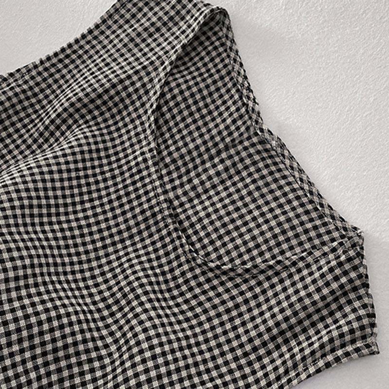 Sabina | Plaid Sleeveless Dress