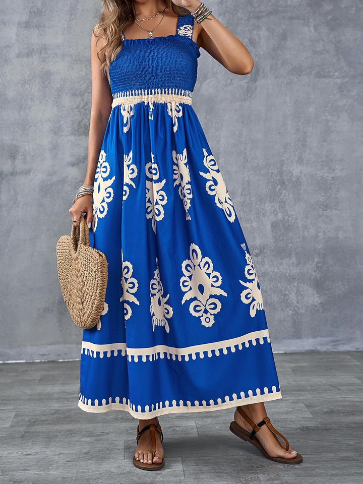 Valencia | Sleeveless Square Neck Dress
