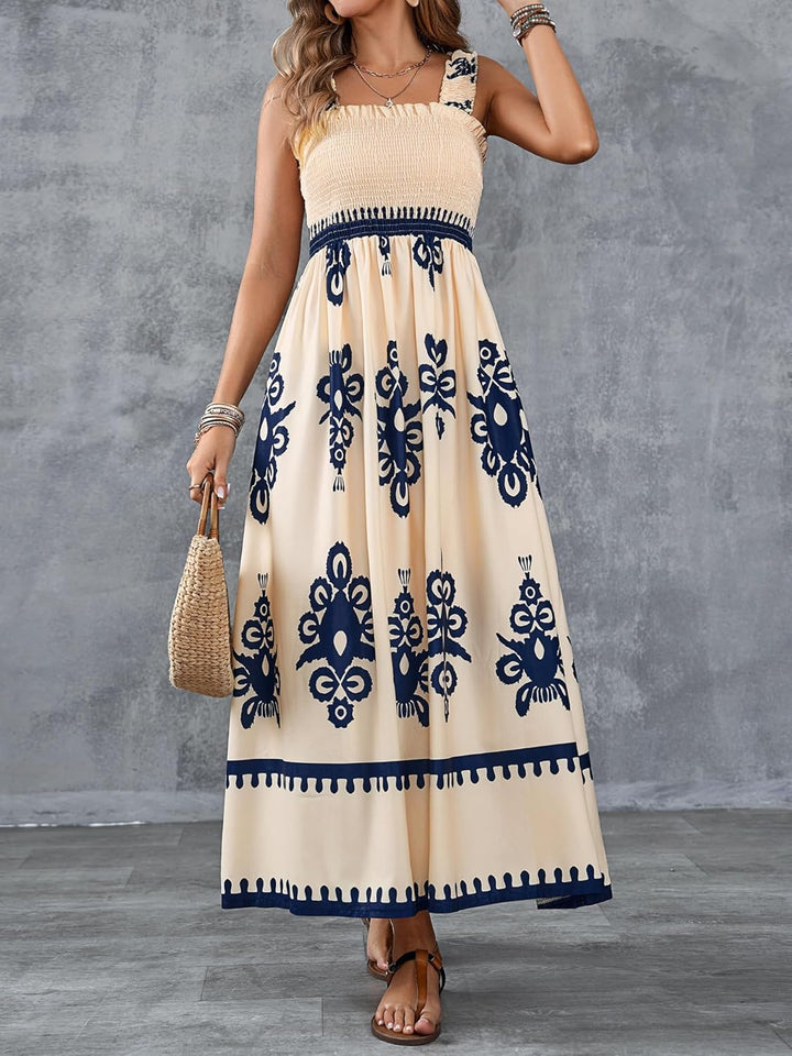 Valencia | Sleeveless Square Neck Dress