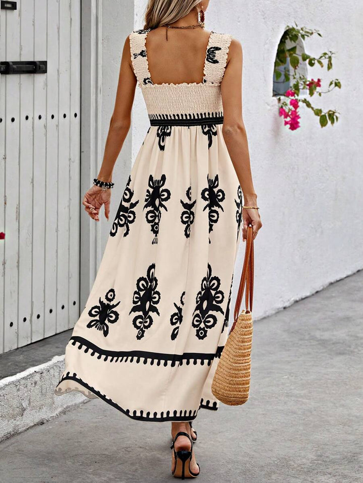 Valencia | Sleeveless Square Neck Dress