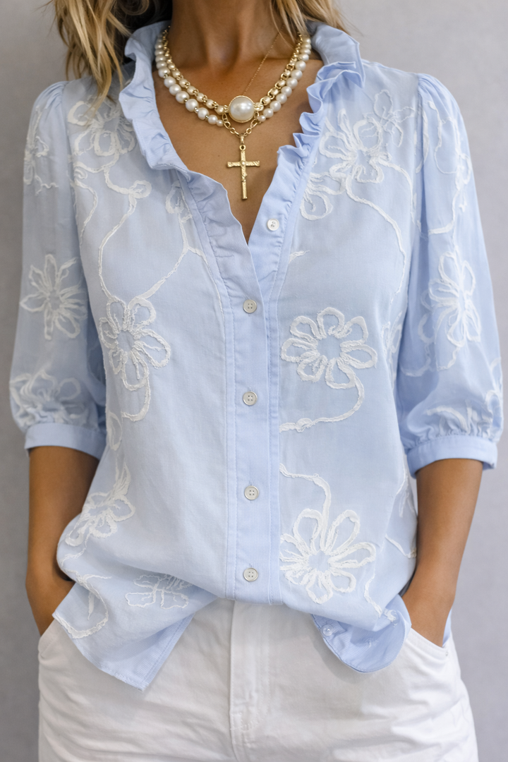 Zarela | Floral Blouse