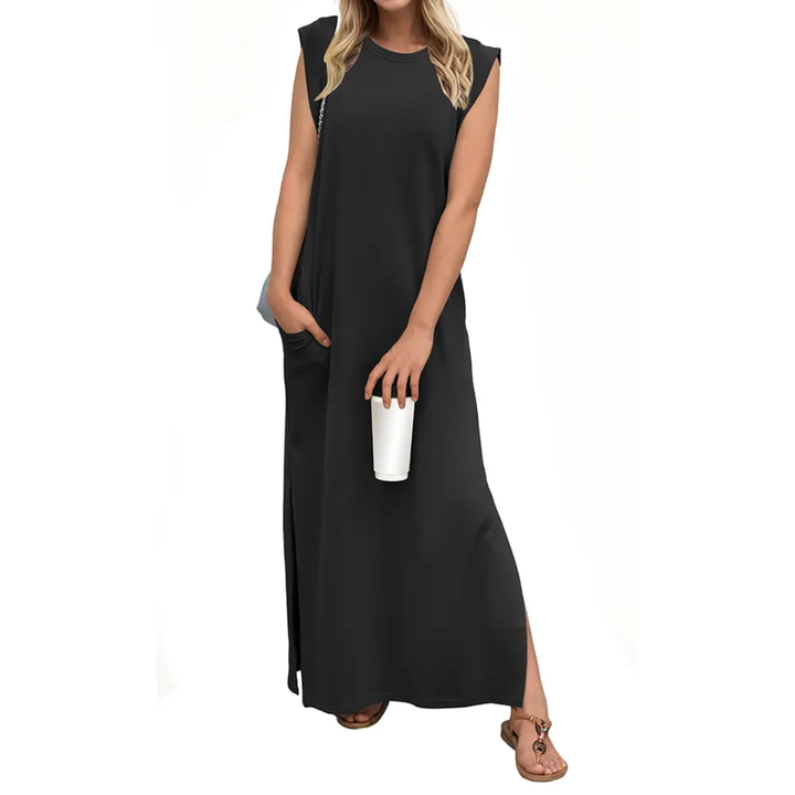 Roseliane | Breezy Split Pocket Maxi Dress