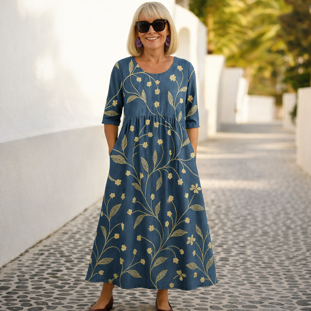 Isolena | Effortless Comfort Midi Dress