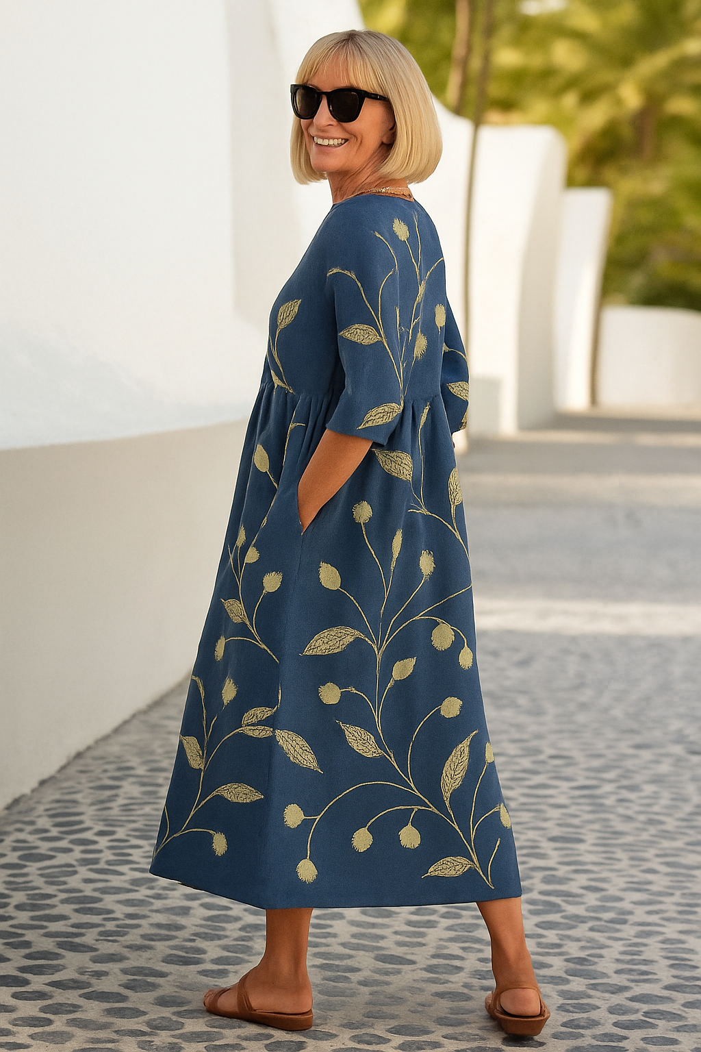 Isolena | Effortless Comfort Midi Dress