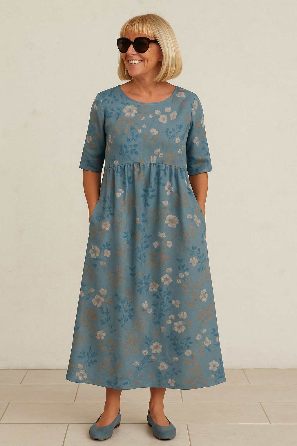 Isolena | Effortless Comfort Midi Dress