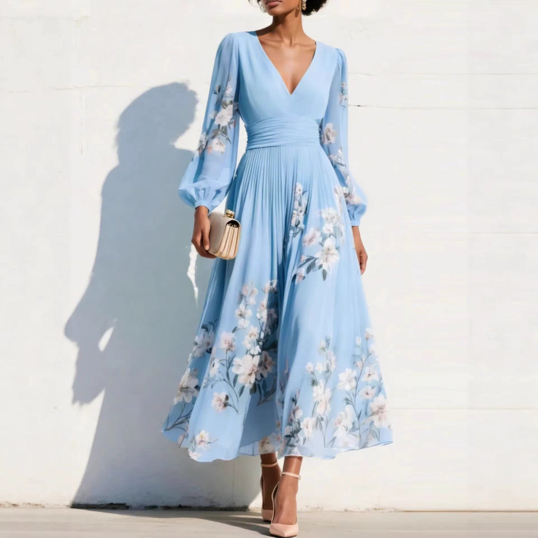 Charlotte - Stylish Flowy Midi Dress