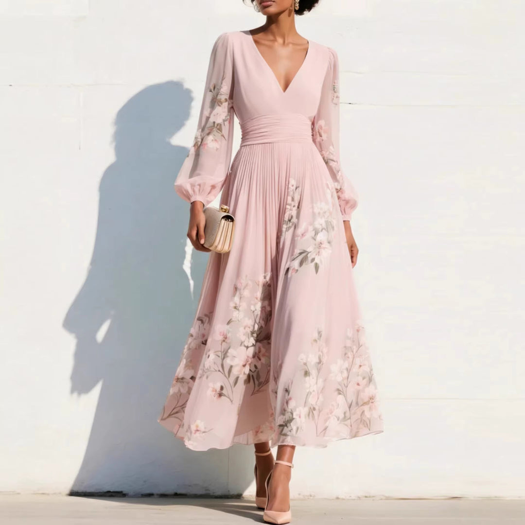 Charlotte - Stylish Flowy Midi Dress
