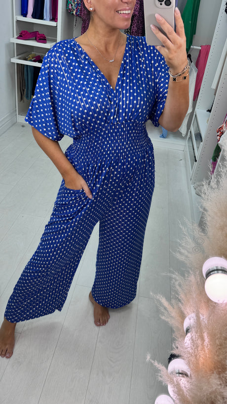 Veloria | Polka Dot Jumpsuit