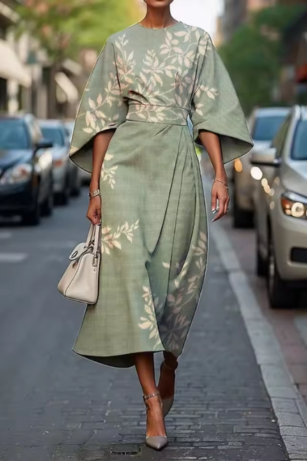 Fioralisse Floral Midi Dress