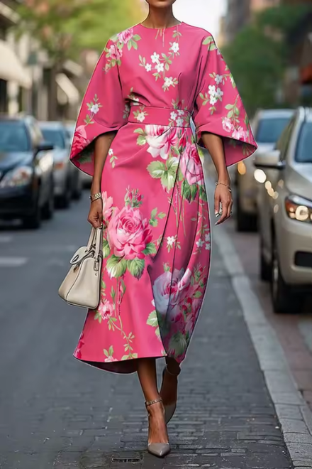 Fioralisse Floral Midi Dress