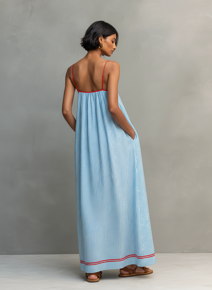 PAMELA | FLOWING SUMMER MAXI DRESS
