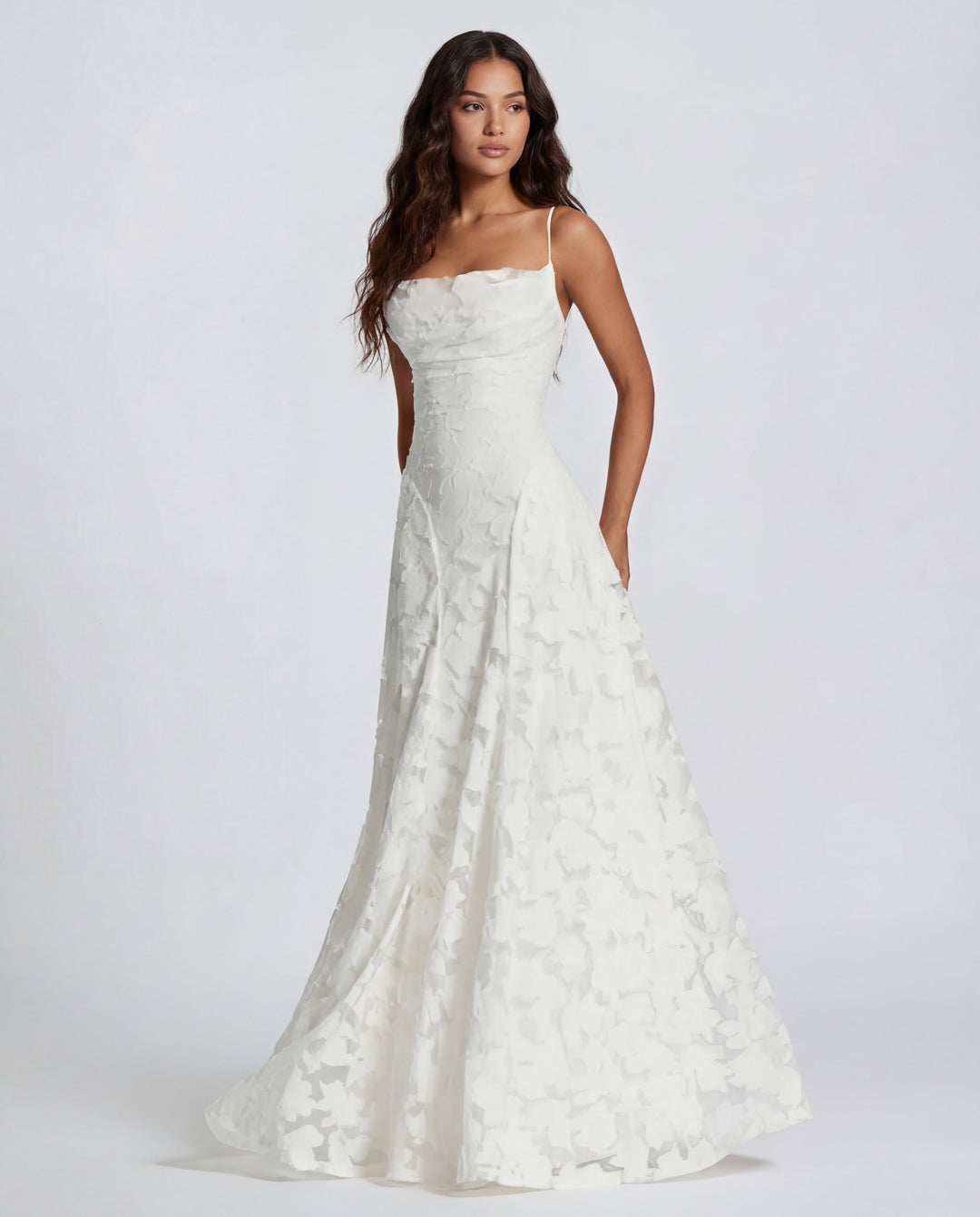Evarielle |  Floral Evening Gown