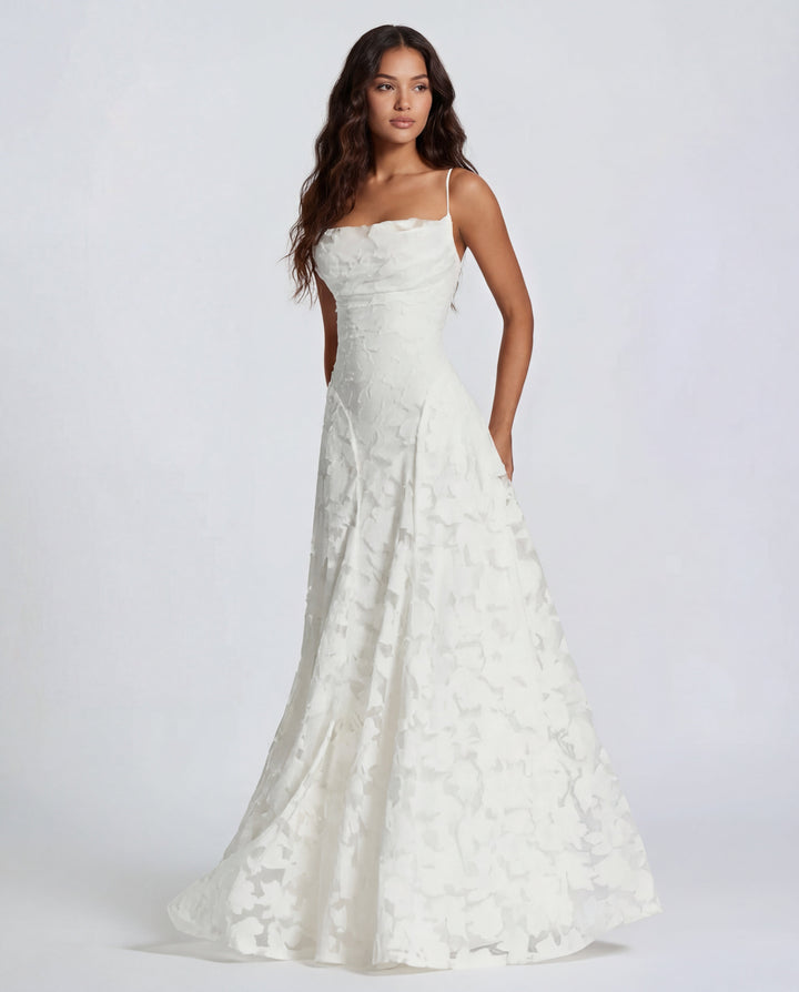 Evarielle |  Floral Evening Gown