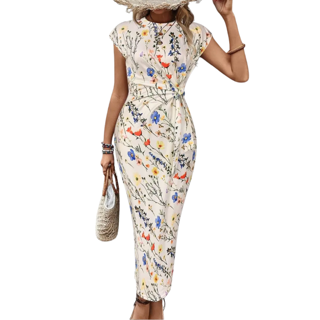 Feline | Tie-Waist Bodycon Dress