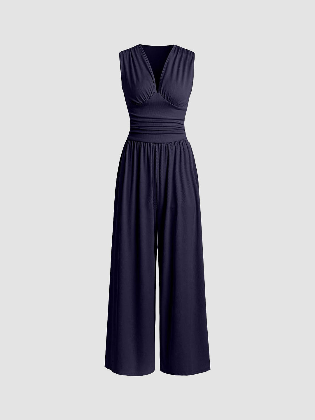 CHAR – Chic Sleeveless Wide-Leg Jumpsuit