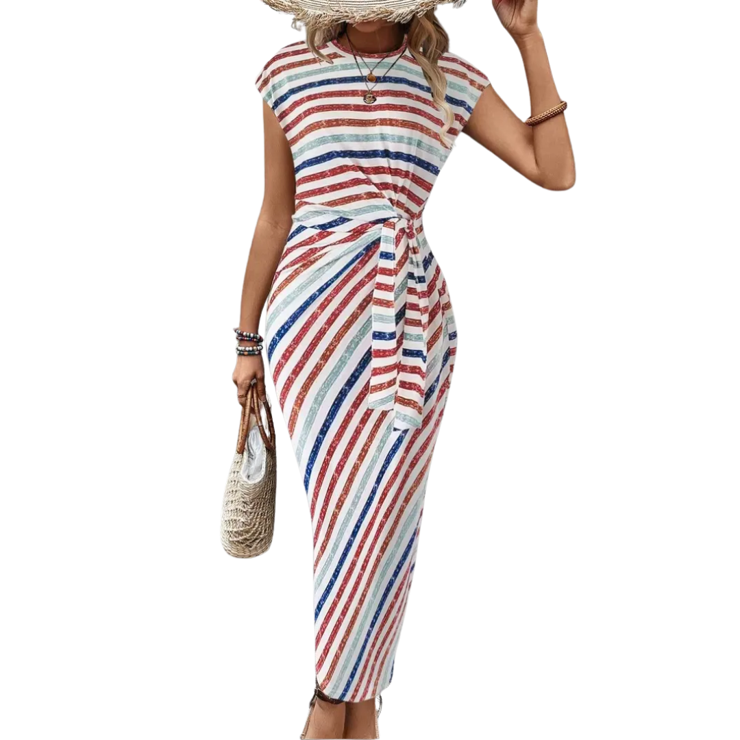 Feline | Tie-Waist Bodycon Dress