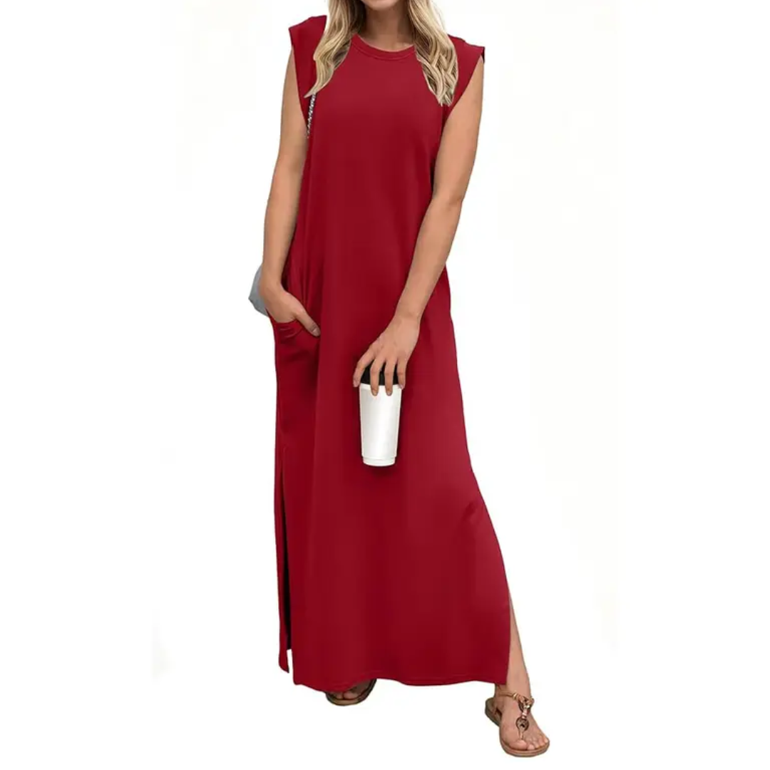 Roseliane | Breezy Split Pocket Maxi Dress