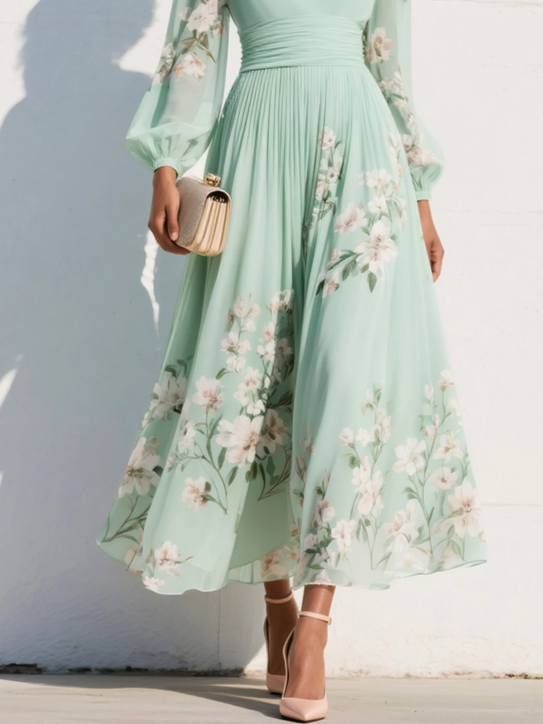 Yara | Floral Midi Dress