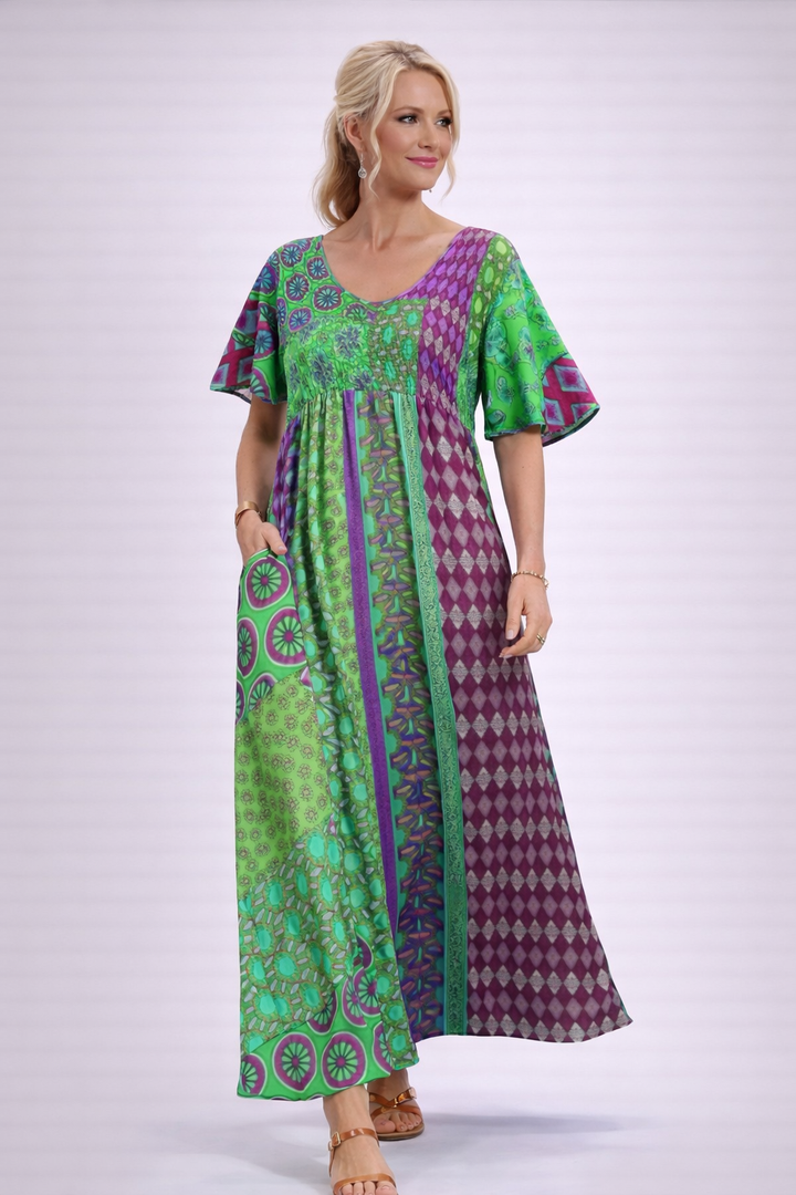 Liora | Printed Maxi Dress