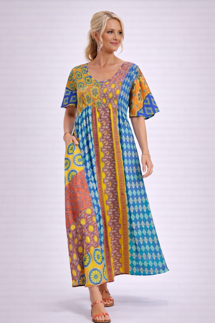 Liora | Printed Maxi Dress