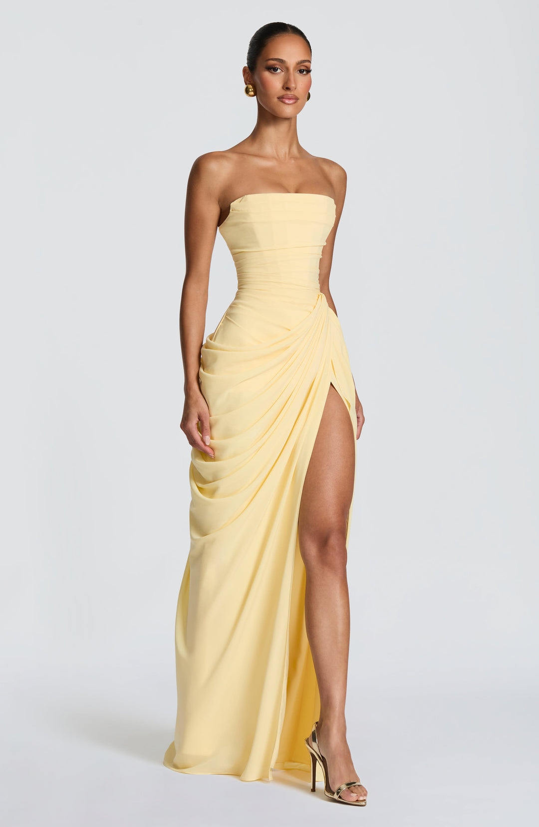 Celestara | Draped Evening Dress