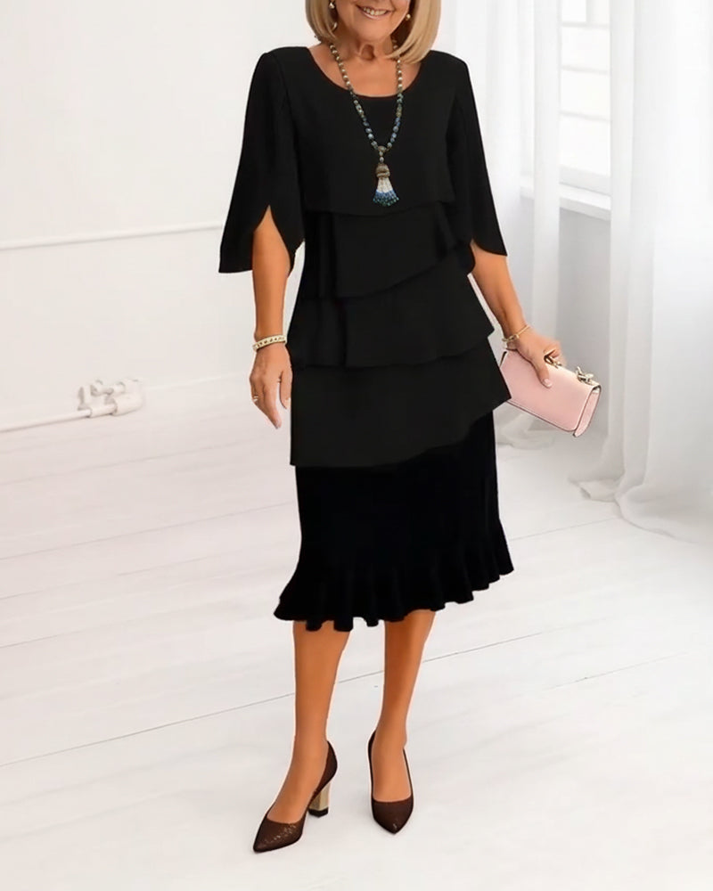 Ann | Elegant Midi Dress