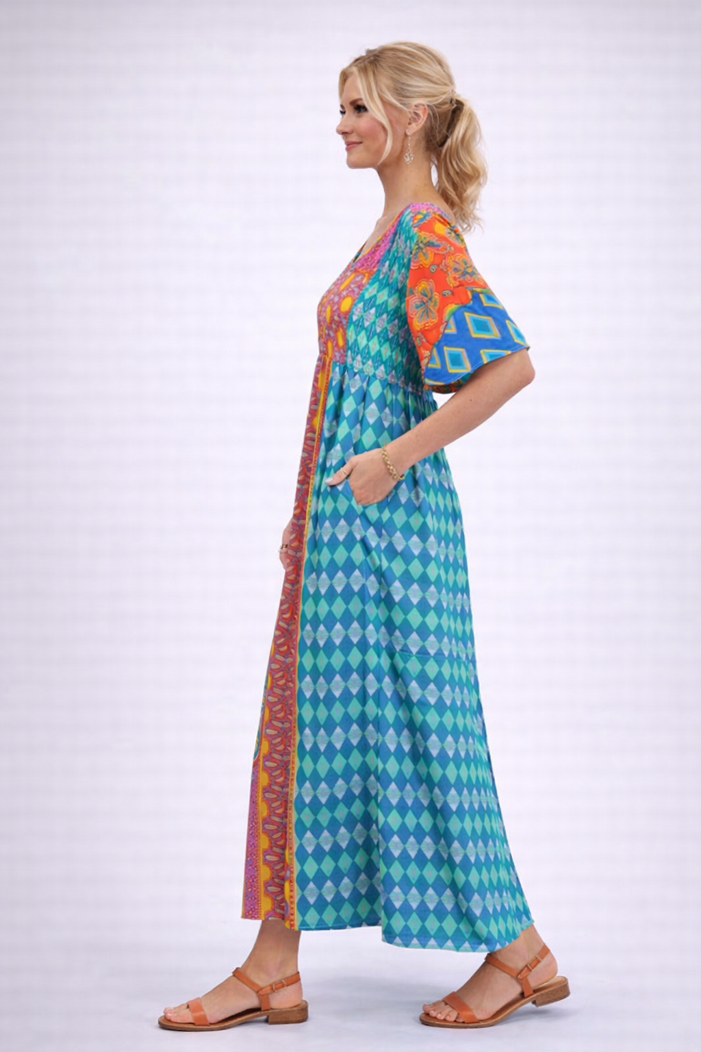 Liora | Printed Maxi Dress