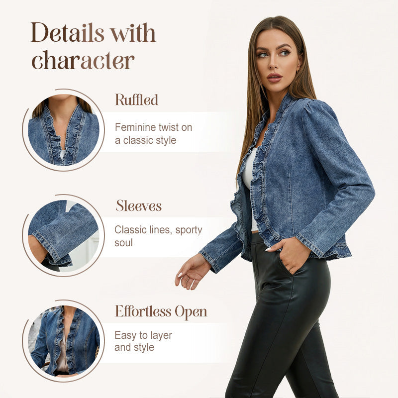 Suze | Denim Tussenjas