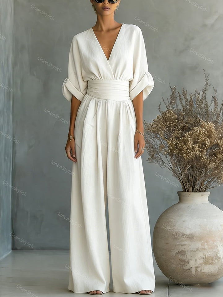 Elira Essential V-Neck Jumpsuit